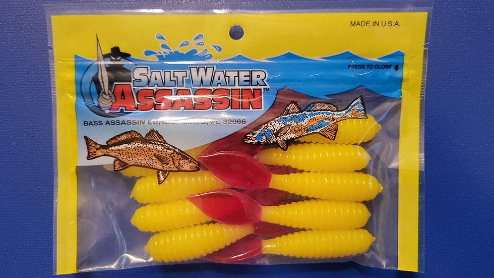 Grub Salt Saltwater Assassin 3 in Salt Grub | B&W Tackle