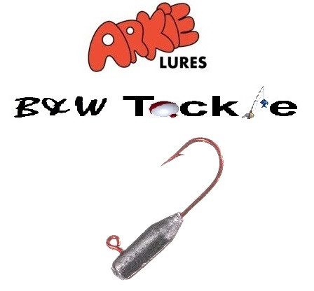 arkie fishing jig head red hook Fish Hawk Ric's Red Hots Jig Head Red Hook White / 1/4oz