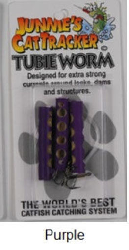 Thumbnail: Junnie's Tubie Worm  Dip Bait holder (3 pk)