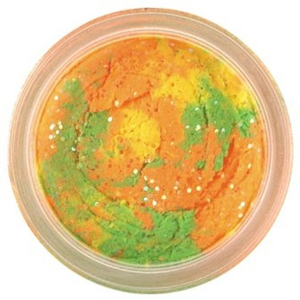 Thumbnail: Berkley PowerBait Extra Scent Chroma Glow Dough Trout Bait 1.75 oz
