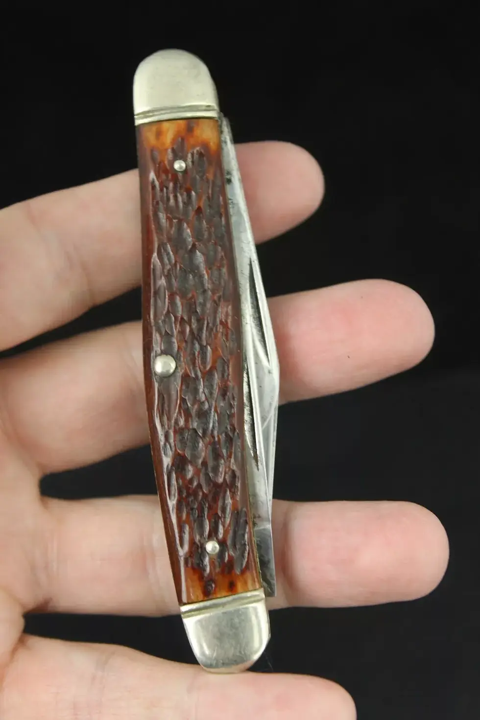 Thumbnail: Boker 8573 stockman pocket knife 1945-1983