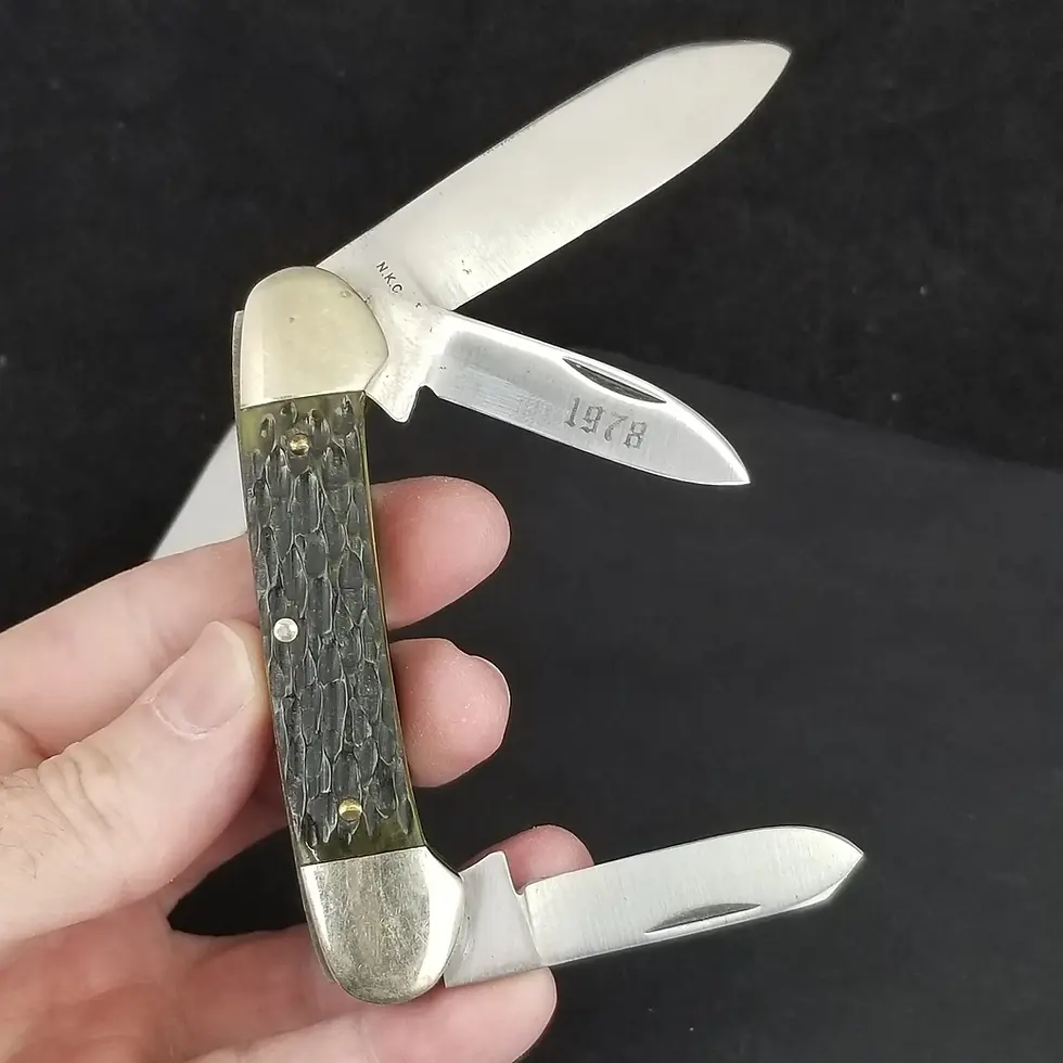 Thumbnail: Rodgers Wostenholm canoe pocket knife 1978