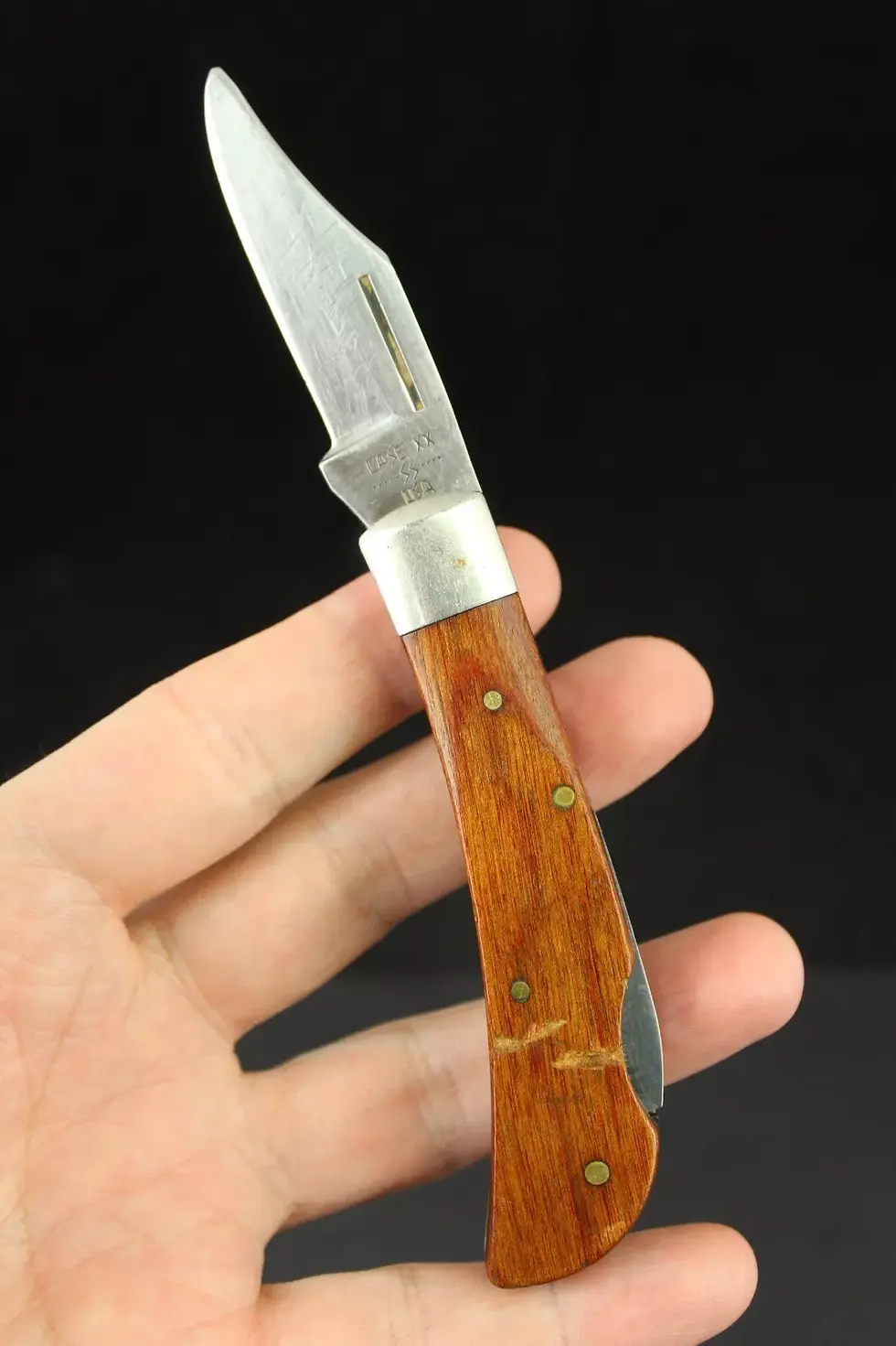 Thumbnail: Case XX P105 1/2L SS lockback pocket knife 1981