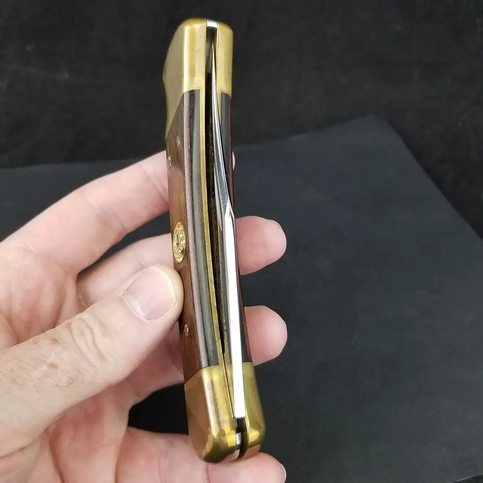 Thumbnail: Buck Custom Ducks Unlimited lockback pocket knife
