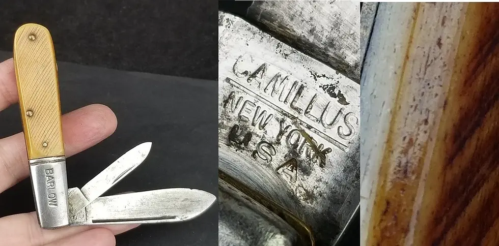 Camillus barlow pocket knife 1960-1979