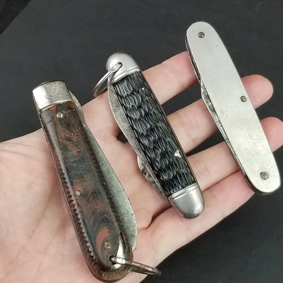 Thumbnail: Bargain pocket knife lot x3