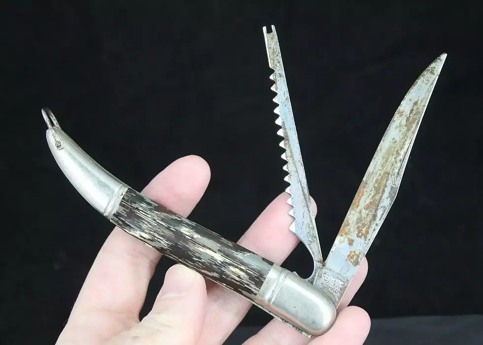 Thumbnail: Contento Texas toothpick pocket knife
