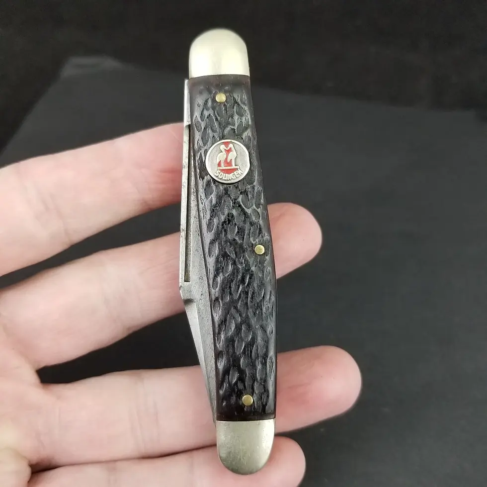 Thumbnail: Robt Klaas Kissing Crane stockman pocket knife