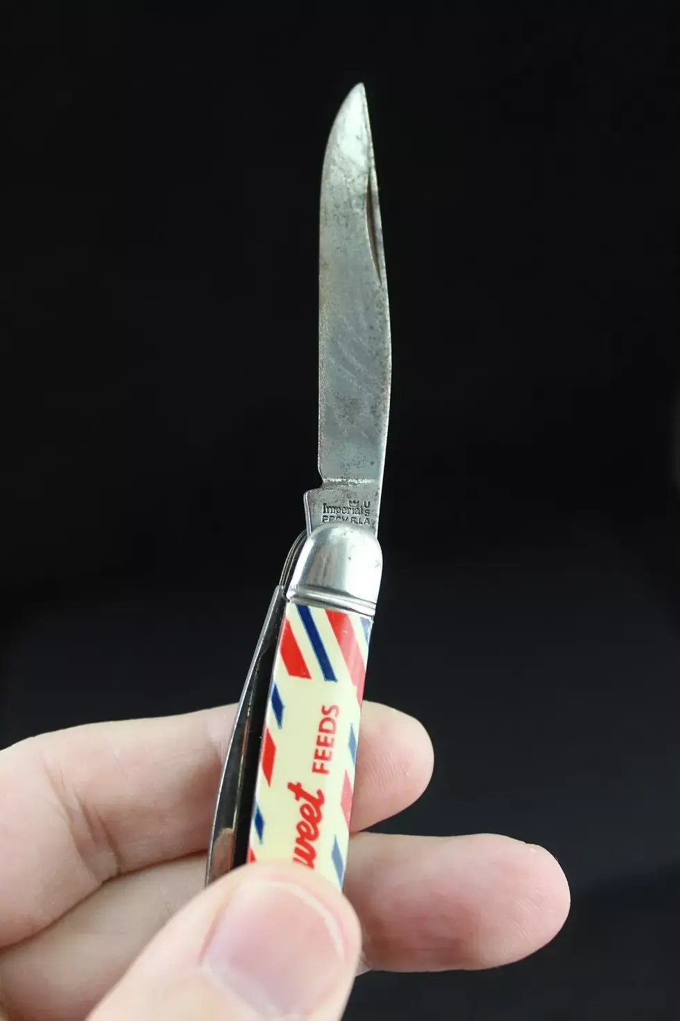 Thumbnail: Imperial Supersweet Feeds advertising pocket knife 1960's