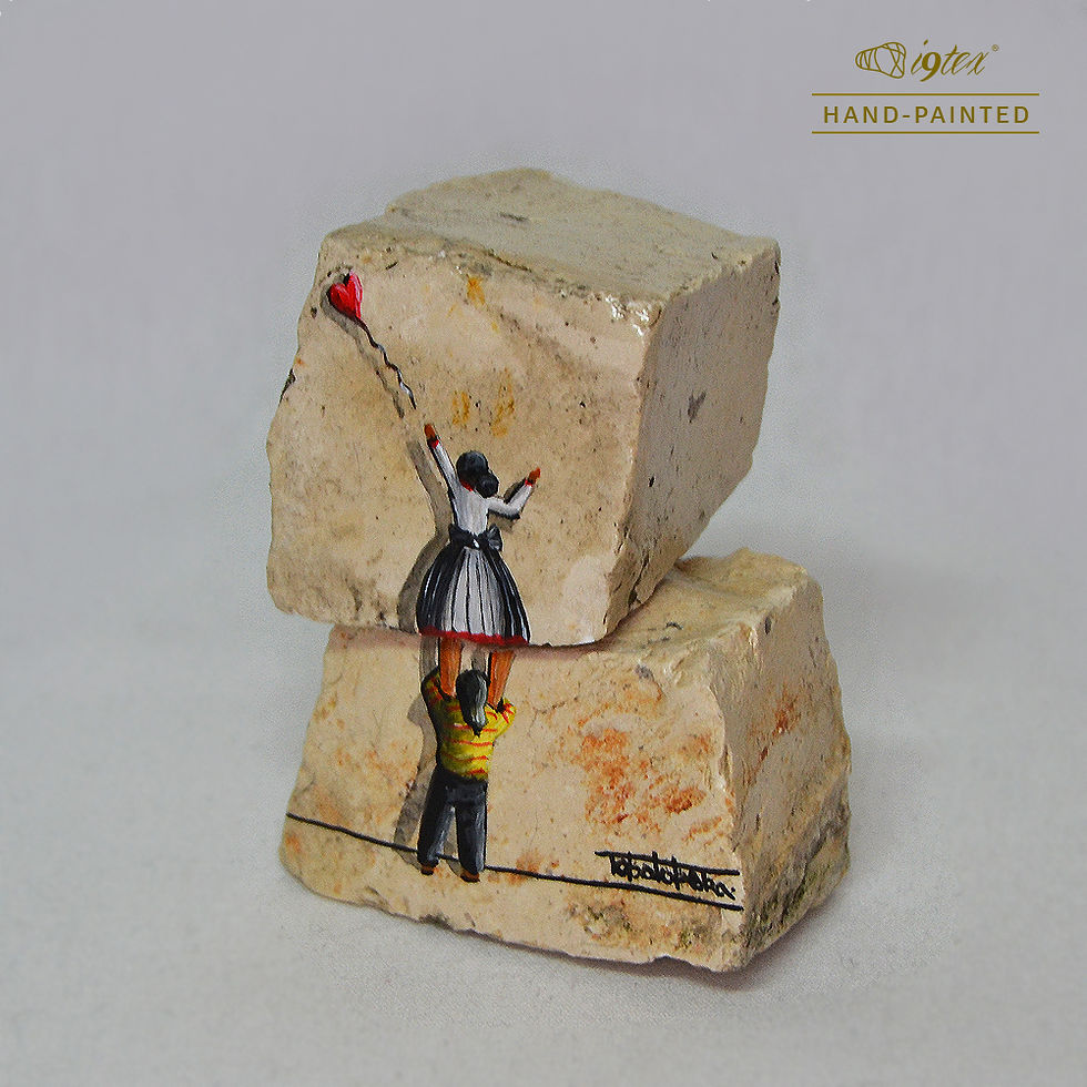 Miniatura: Pedra Puzzle - Namorados