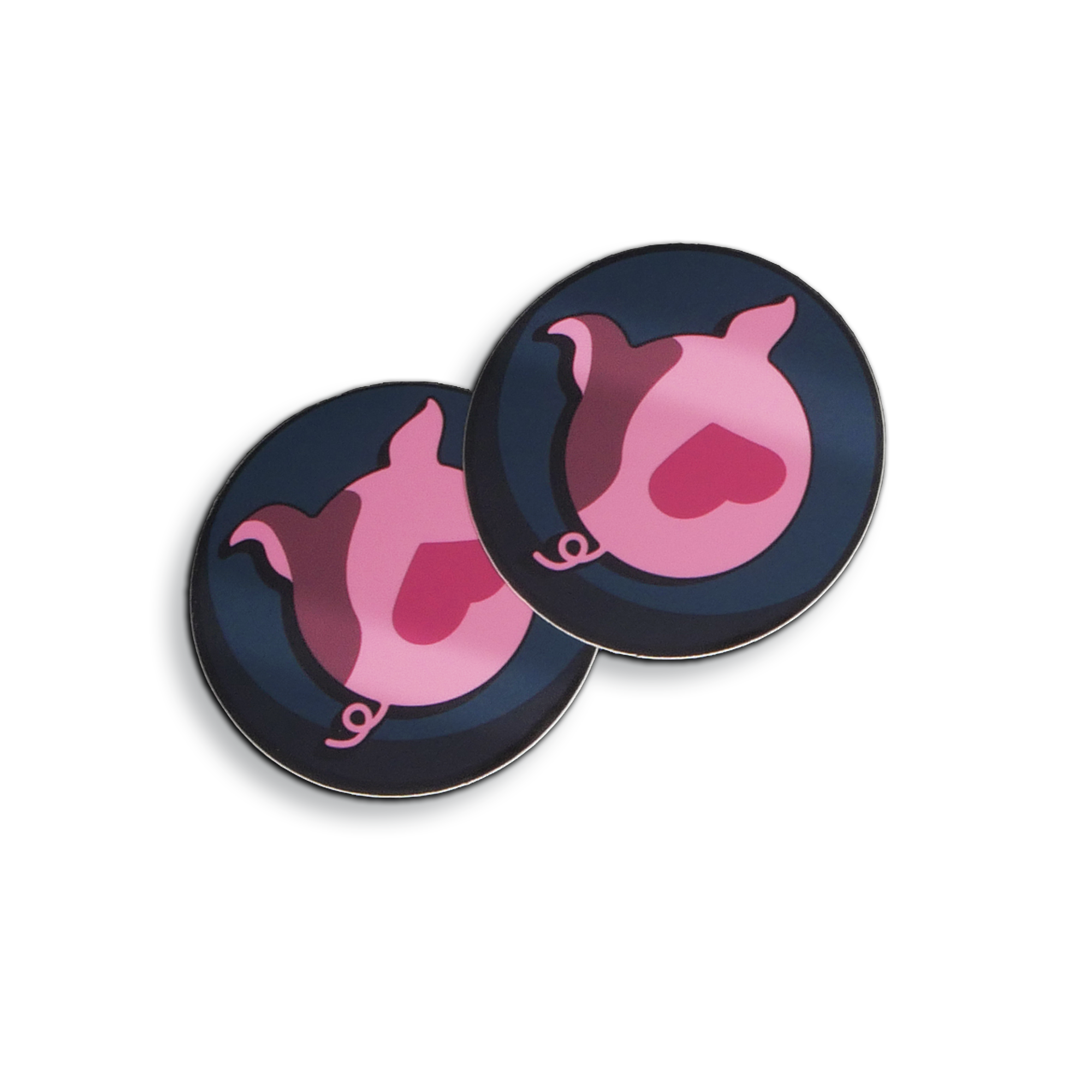 Dirt Logo Dual Stickers