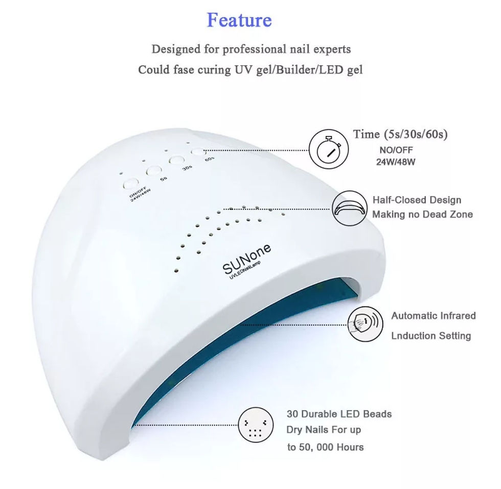 Thumbnail: SUN one Professional UV LED Nail Lamp 48W Nail Dryer