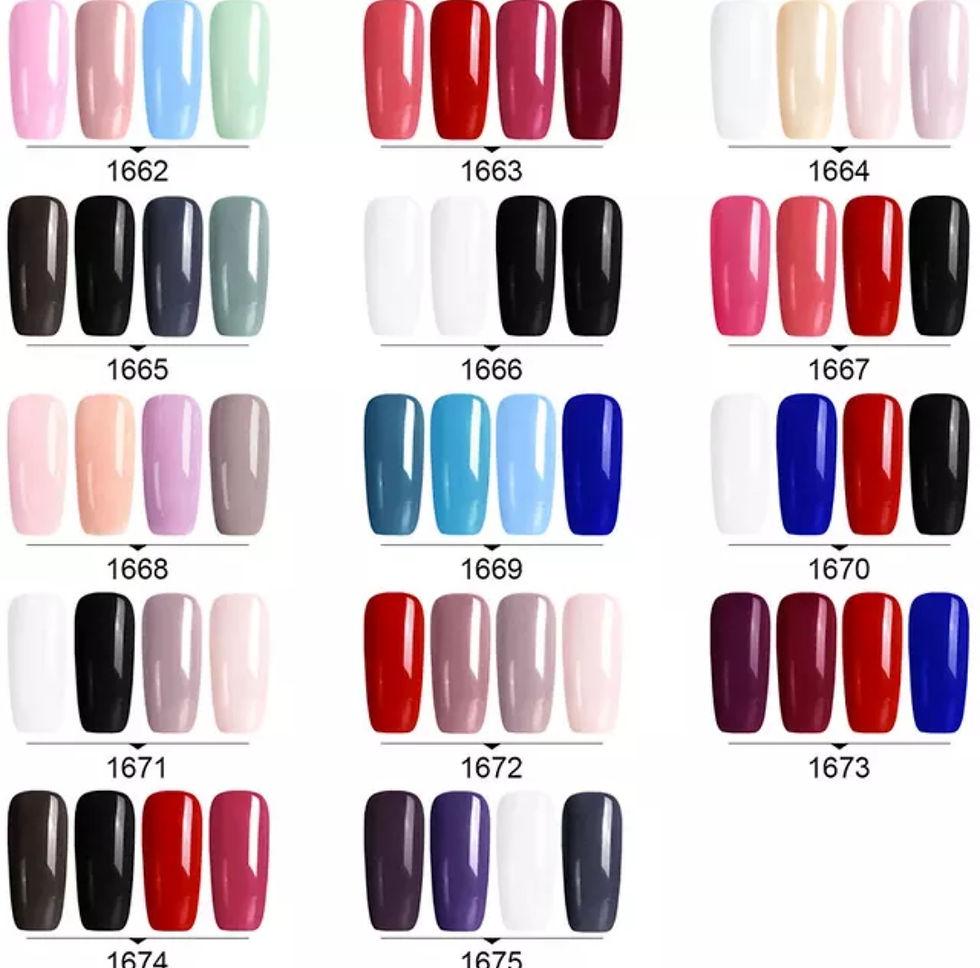 Thumbnail: Venalisa 6 pcs set 7.5 ml gel polish base coat top and 4 colours long lasting