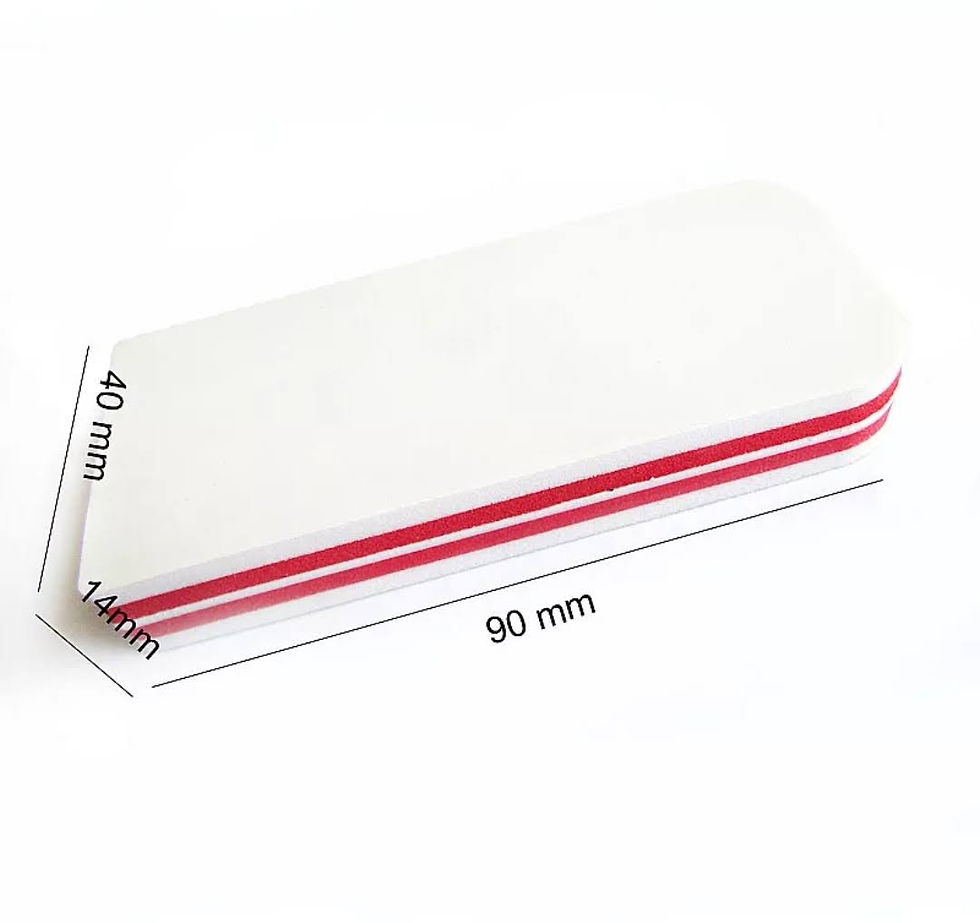 Thumbnail: 600/3000 Grit Nail Shiner Buffer with Double Side Block for Natural Nails