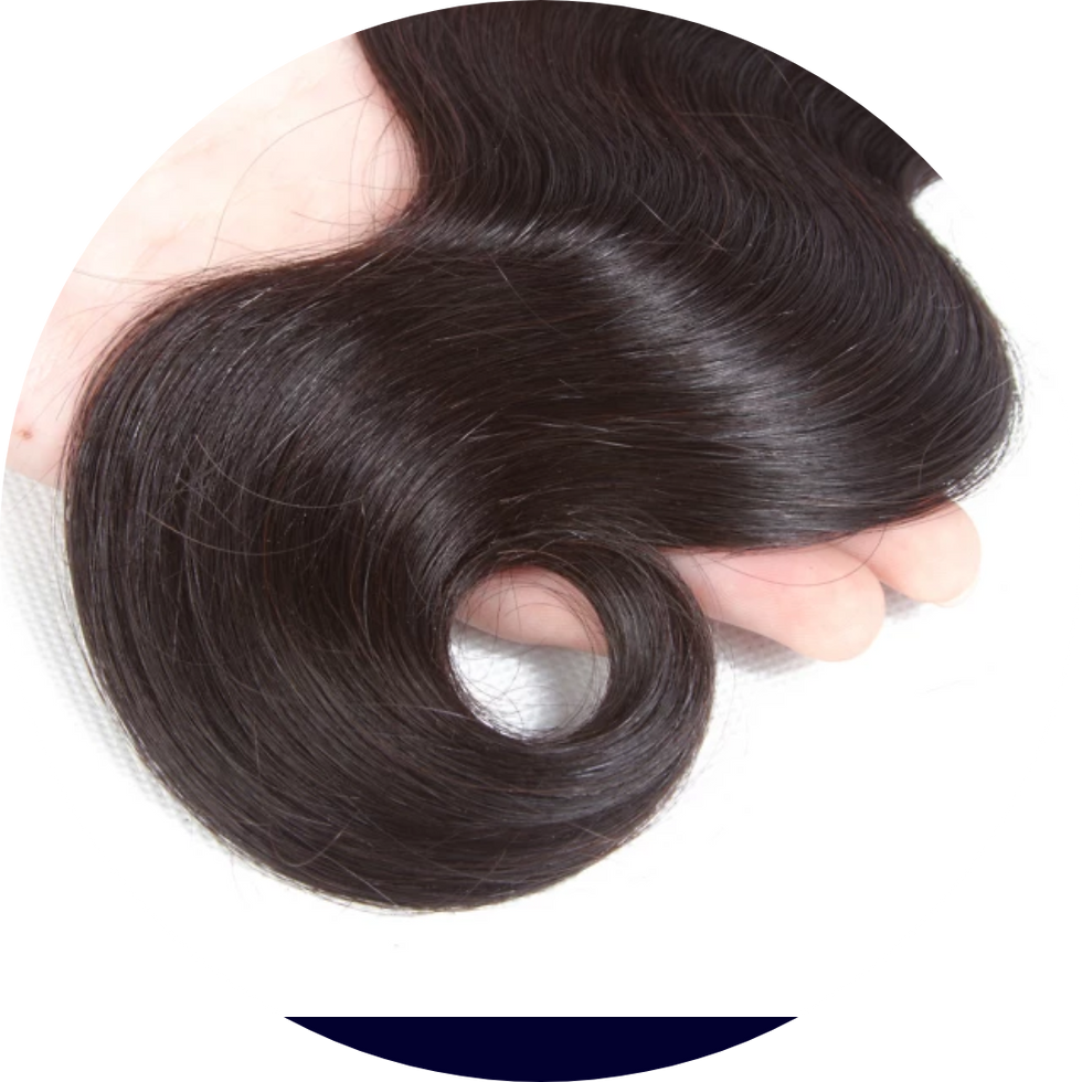 Thumbnail: PERUVIAN Remy virgin raw human hair 100% silky bundle grade 10A