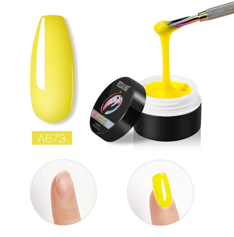 Thumbnail: Rosalid Builder Gel For Gel extension  Art Tips French for For Manicure 15 ml