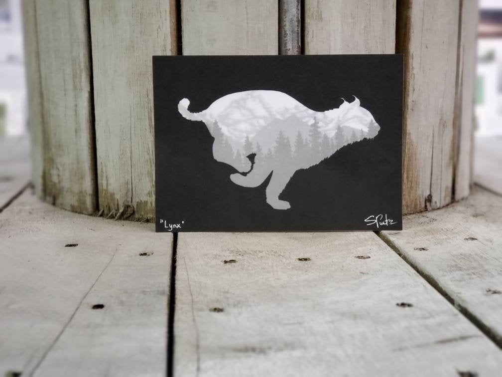 Art Print - by Sareh Puetz - Lynx
