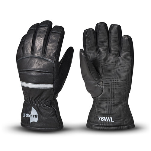 M7G Structural Firefighting Kangaroo Leather- Gauntlet | MajFIRE