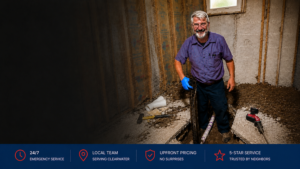 Mike - owner_plumber of PRPDS _ Picture for dain cleaning service and repair in CLEARWATER