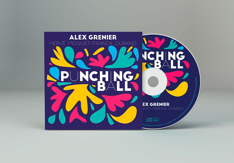 Alex Grenier, album Punching Ball, graphisme, communication, musique, vinyle, la Fabrique Rouge