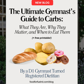 The Gymnast’s Guide to Carbs: What They Are, Why They Matter, and When to Eat Them