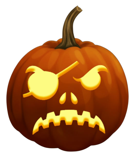 Peg-Leg Pete Pumpkin Stencil