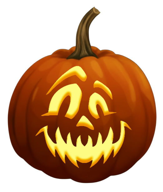 Grin Gobbler Pumpkin Stencil
