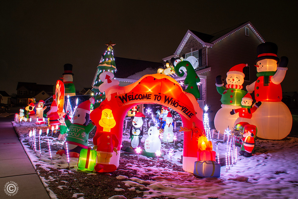 Welcome to Who-Ville, and look at all the Snowmen!