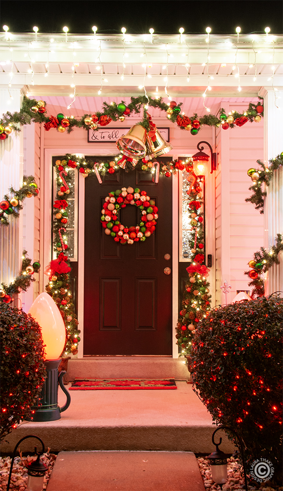 The front door is very welcoming!