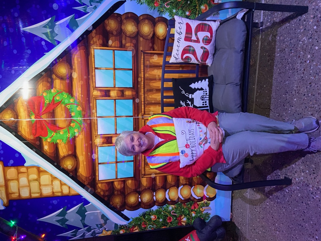 A selfie-stop for Christmas memories.