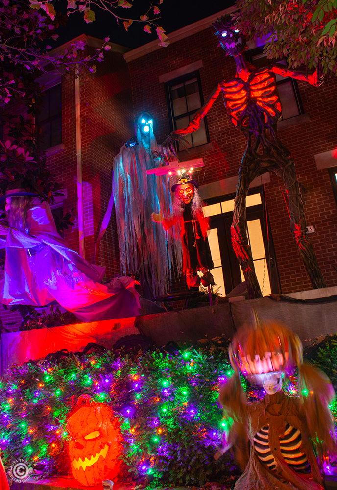 Ghosts and demons and scary skeletons are around.