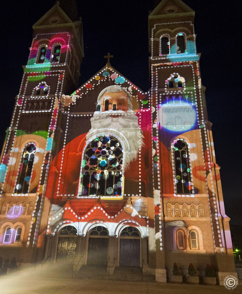 A full range of graphics will appear from Santa to Christian themes.