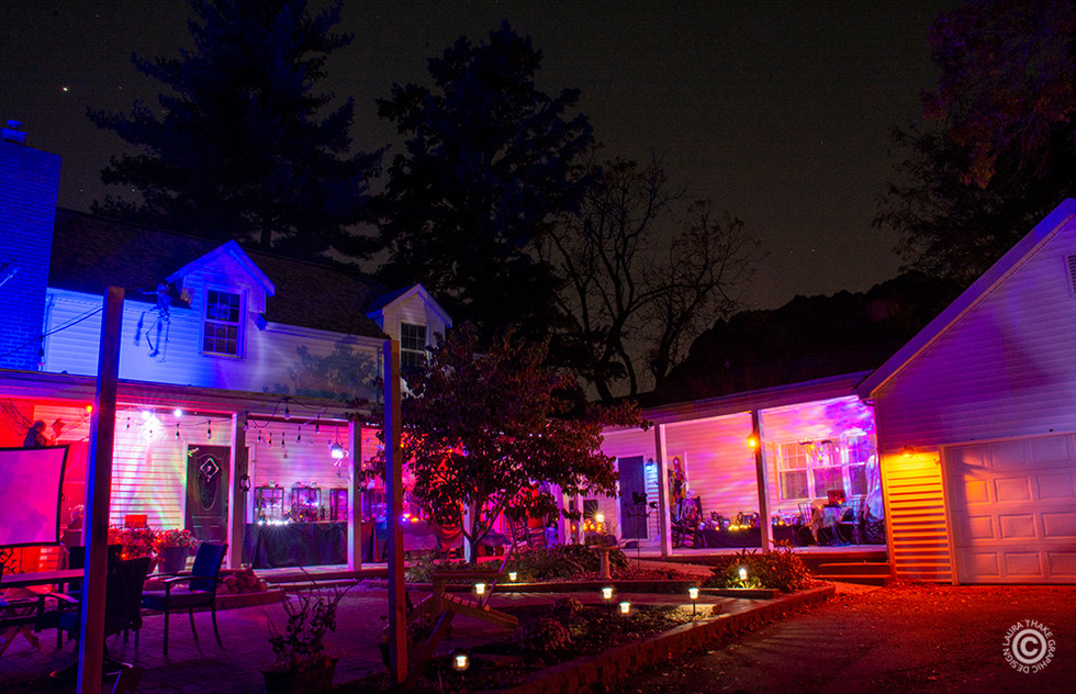 Halloween lights in Maryland Heights MO.