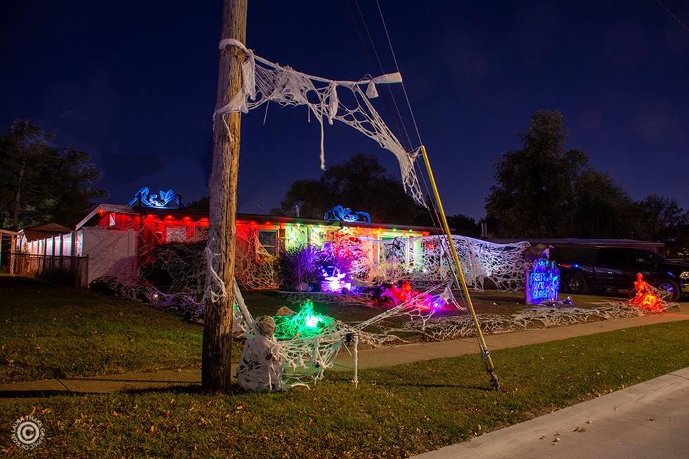Don't forget to use the telephone poles near your yard.