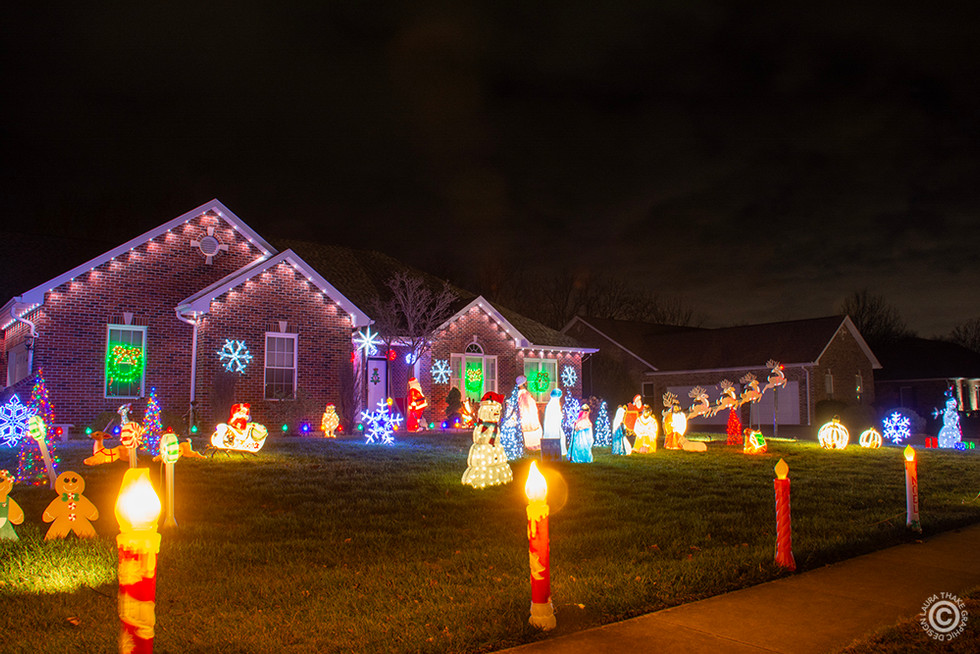 The vintage blow mold collection is really shining.