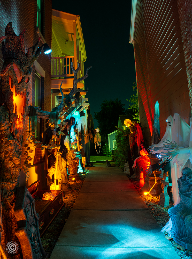 The alley way holds the most scary pieces.