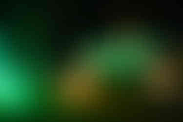 Green lights set to music on a house in Festus MO.