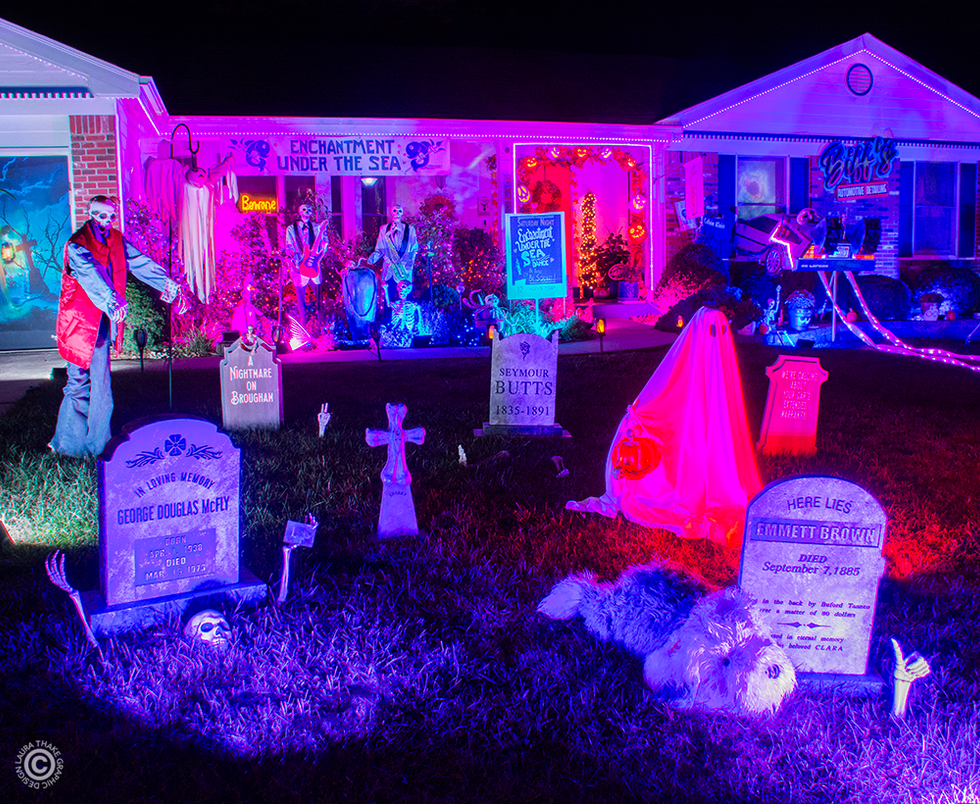 The cemetery where the McFly family is buried right on the front yard.