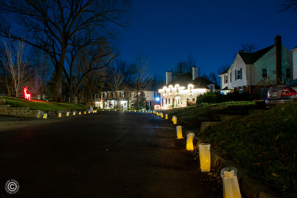 Luminaries in Webster Groves MO.