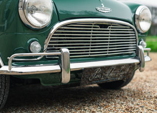 MORRIS MINI COOPER S 1964 turquoise toit blanc 1/16 no 1/18 MORRIS MINI COOPER S 1964 turquoise toit blanc 1/16 no 1/18
