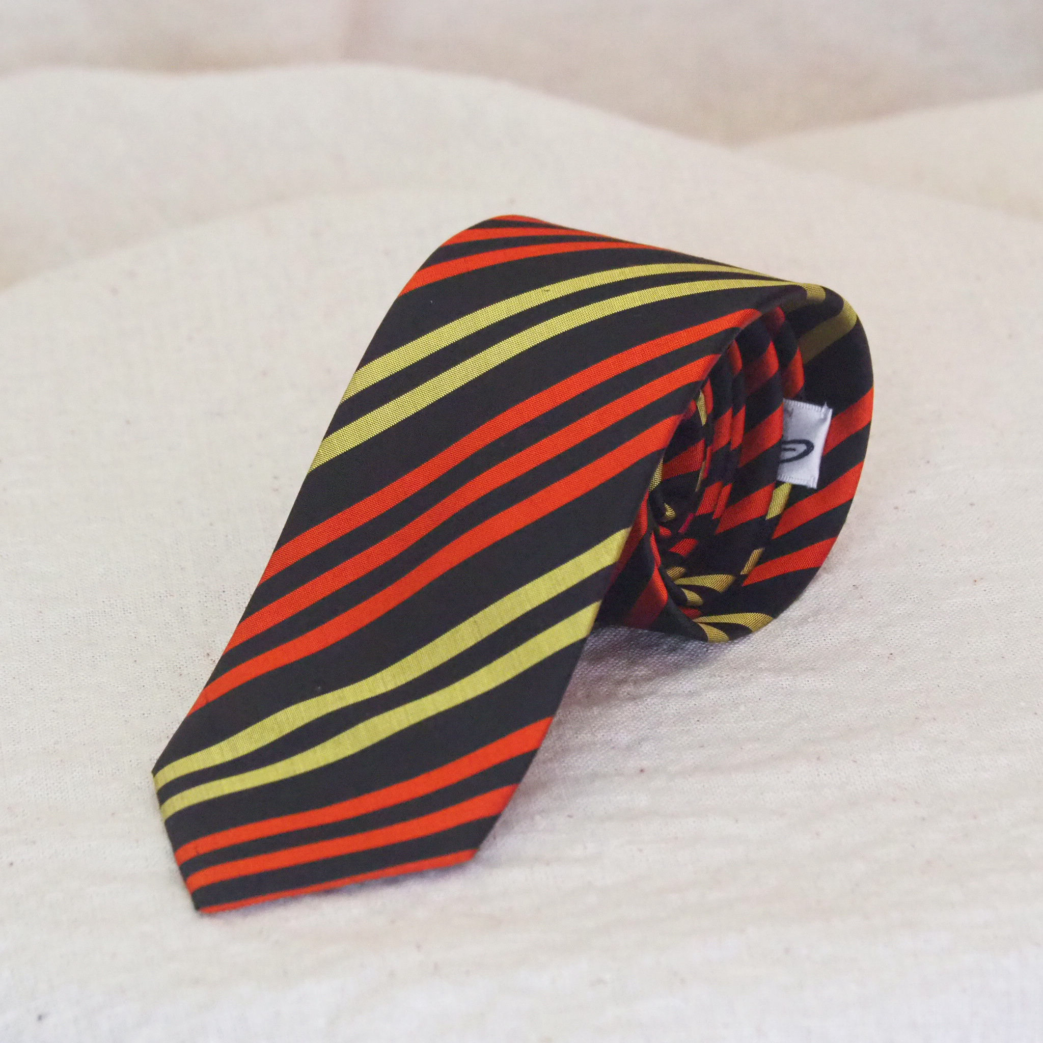 CI91 Sunset Sky เนคไทผ้าไหมลายริ้ว