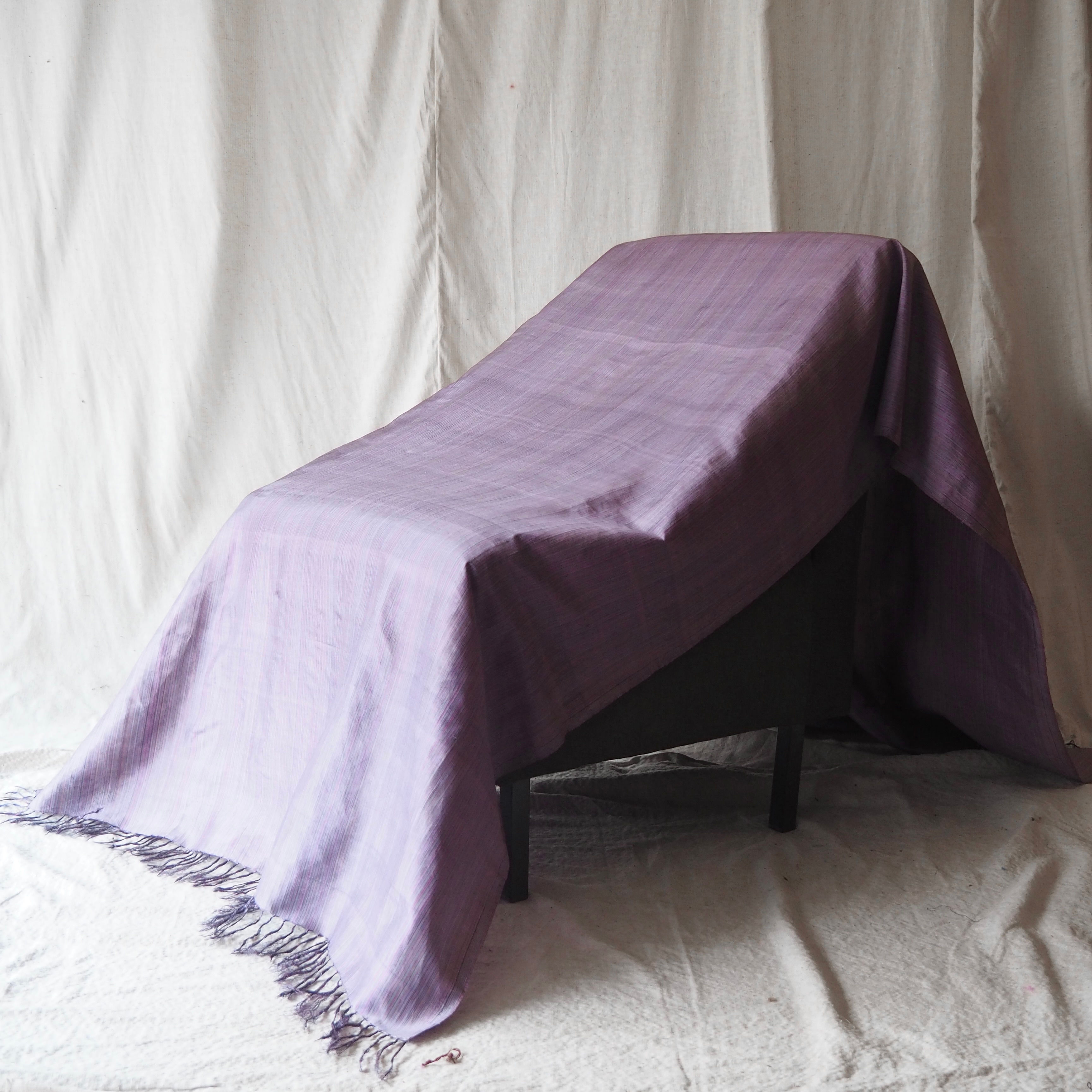 Evening Peace ผ้าพันคอไหมทอมือ