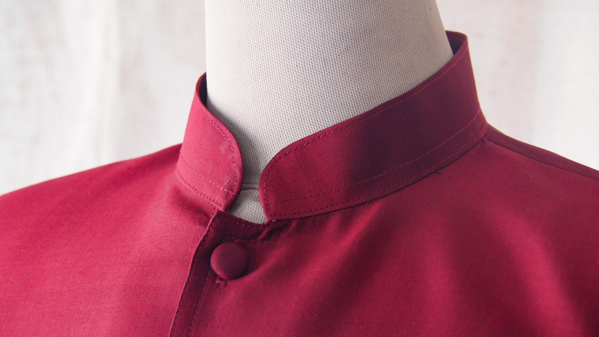 สูทคอพระราชทาน CLASSIC BURGUNDY 