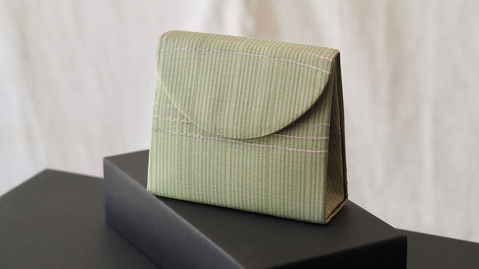 Spring Medow : MINI silk pouch กระเป๋าใส่ของขนาดเล็ก