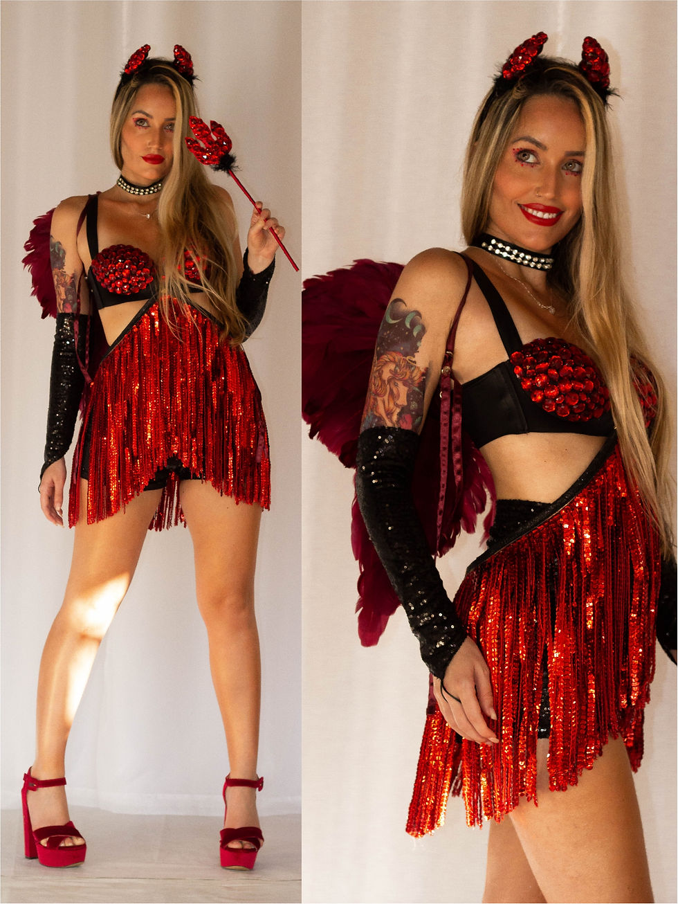 Miniatura: fantasia diabinha halloween