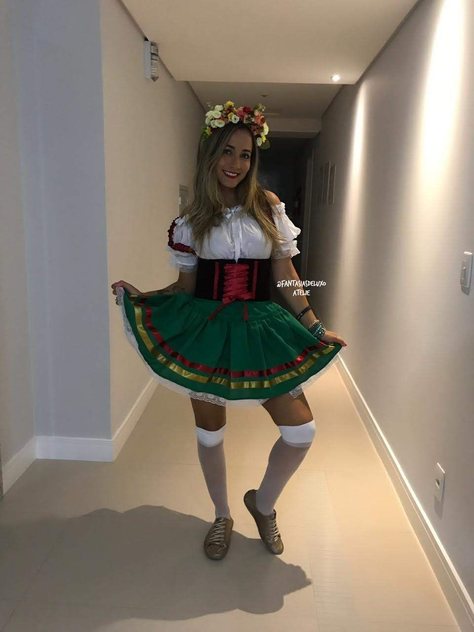 Miniatura: Traje oktoberfest alemã roupa vestido