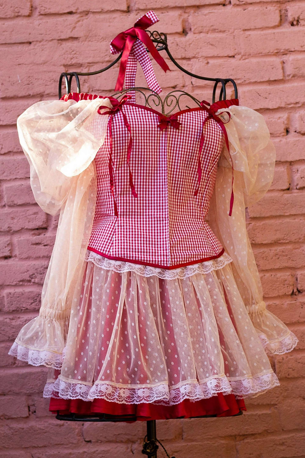 Miniatura: Vestido festa junina luxo caipira chic princesa roupa quadrilha vestido junino  