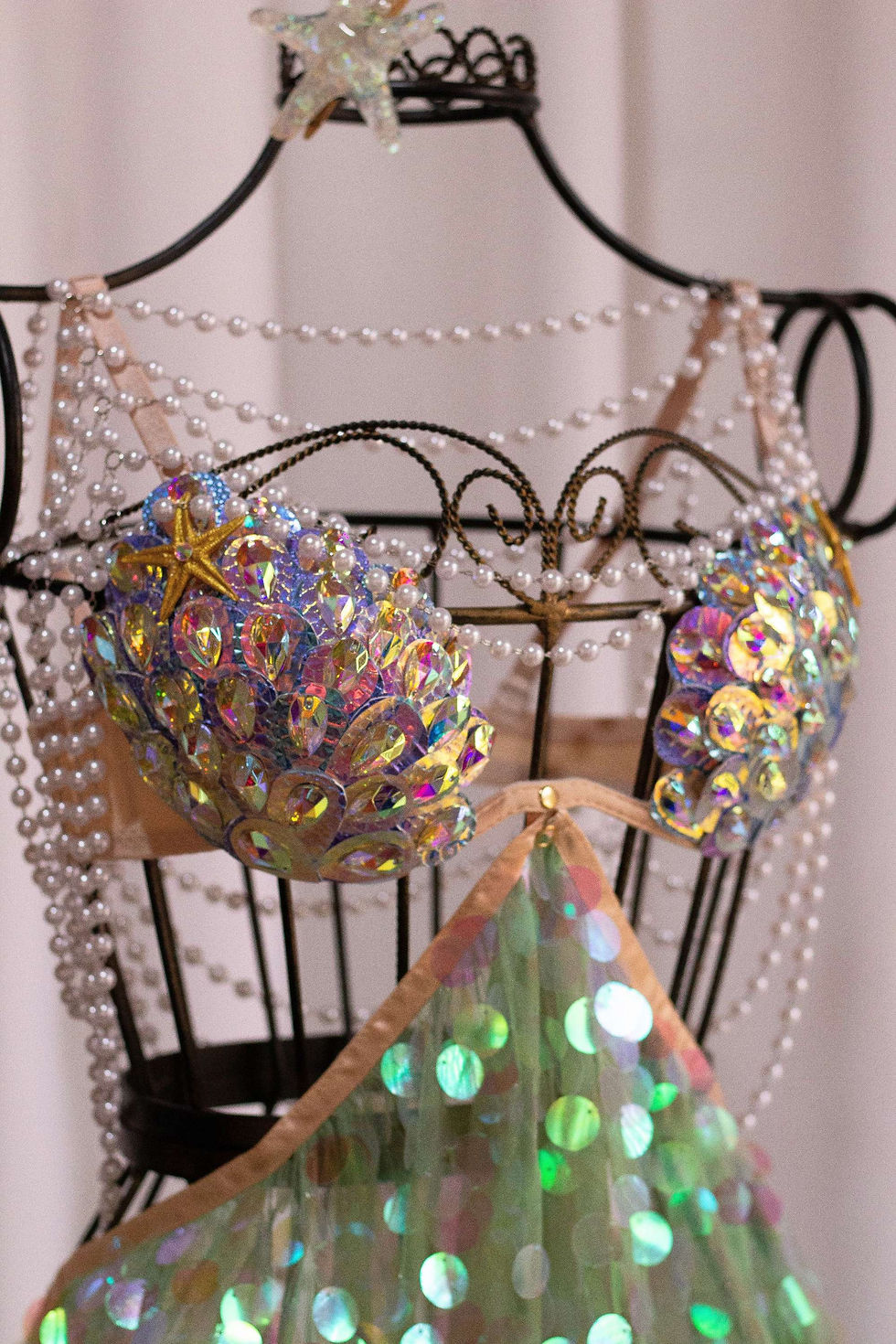 Miniatura: Fantasia sereia carnaval presilha baile da vogue super luxo