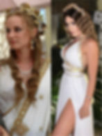 Look mitológico feminino estilo Deusa Grega para Carnaval