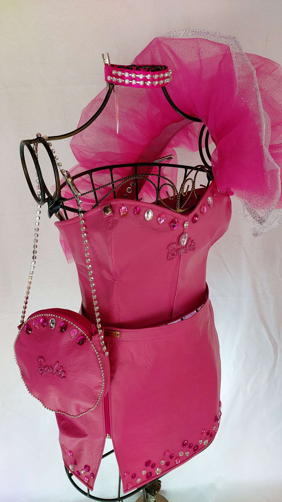 Thumbnail: Fantasia barbie adulto barbiecore festa tematica roupa boneca humana completa  